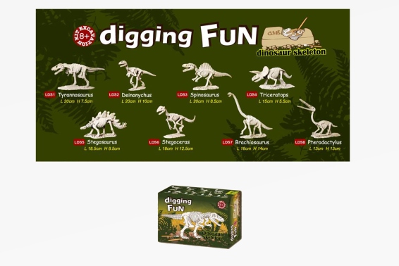 Ausgrabungsset Dinoskelett L (8)