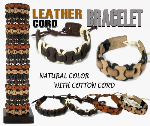 Leder Armband Naturfarben (96)