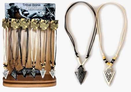 Necklace arrowhead assorted (96)