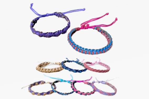 Leder Armband bunte Farben NF (96)