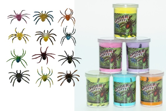 Spider putty 12 assorted (24)