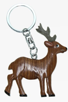 Holz Anhänger Rehbock (6)
