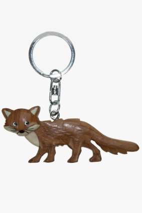 Wooden keychain fox (6)