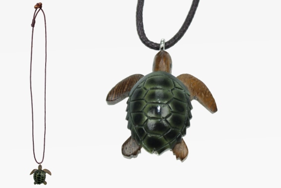 Necklace wooden sea turtle (12)