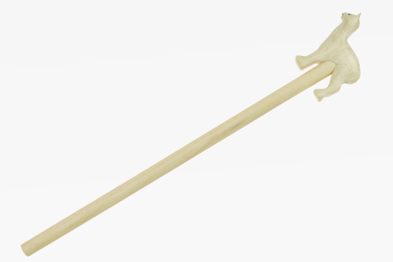 Wooden pencil white alpaca (12)