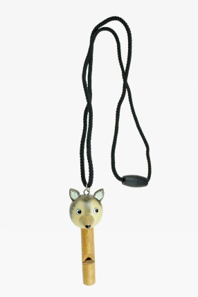 Wooden whistle wolf (6)