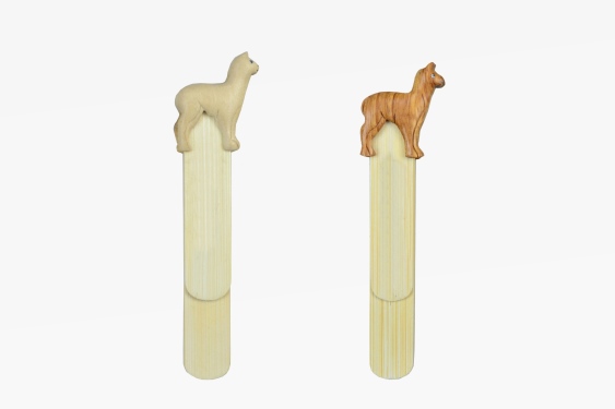 Wooden bookmark alpaca 2 asst. (12)