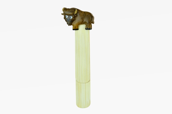Wooden bookmark wisent (12)