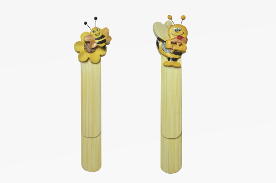 Wooden bookmark bee 2 asst. (12)