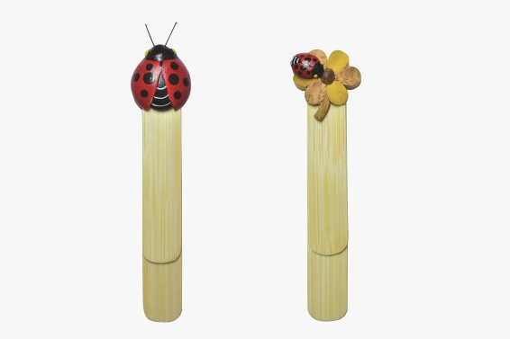 Wooden bookmark ladybug 2 asst. (12)