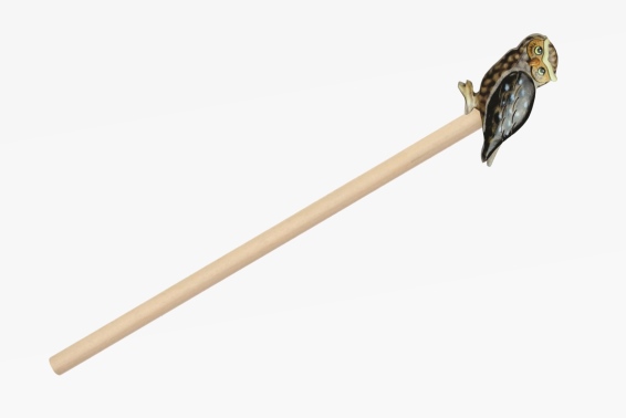 Holz Bleistift Steinkauz (12)