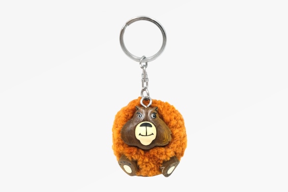 Holz Anhänger Pompom Murmeltier (6)