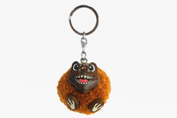 Holz Anhänger Pompom T-Rex (6)