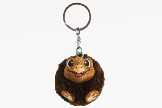 Holz Anhänger Pompom Enigmacursor