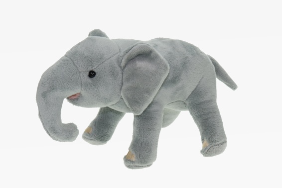 Plush elephant length 22 cm (6)