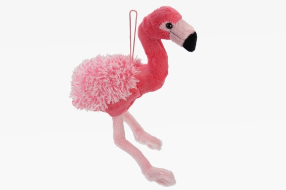 Plüsch Flamingo mit Band H 27 cm (6)