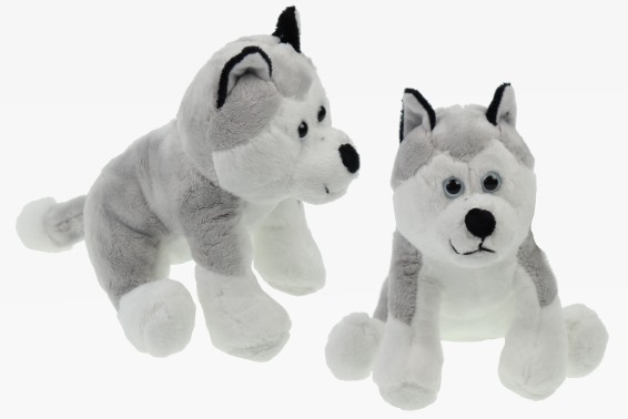Plüsch Husky Höhe 15 cm (6)
