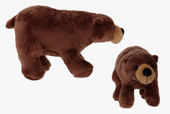 Plüsch Bär braun Länge 22 cm (6)