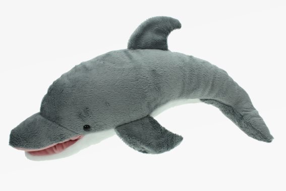 Plush mega dolphin length 46 cm (1)