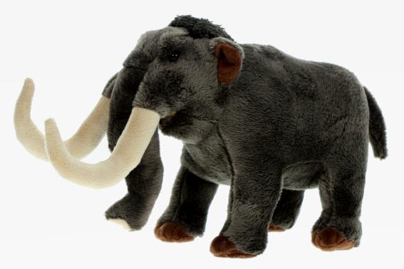 Plush mammoth length 33 cm (6)