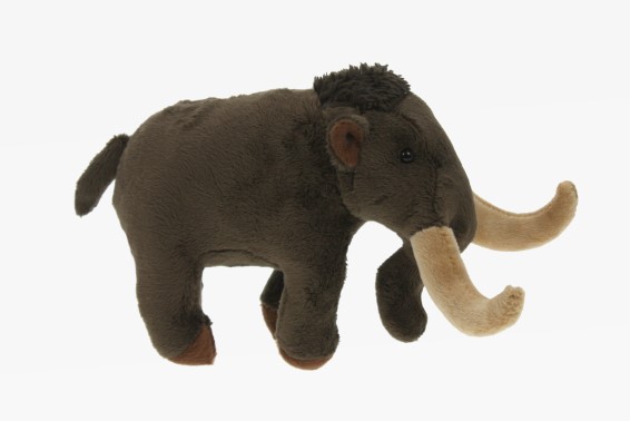 Plush mammoth length 24 cm (6)