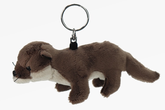 Plüsch Anhänger Otter L 17 cm (12)