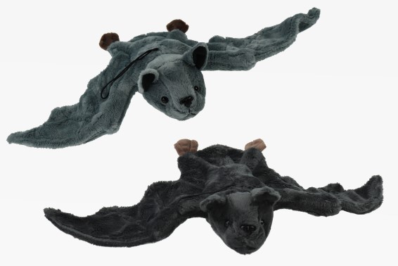 Plush bat with ribbon 2 assorted (6)