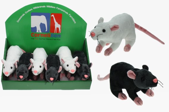 Plüsch Ratte 2fach Länge 31 cm (6)