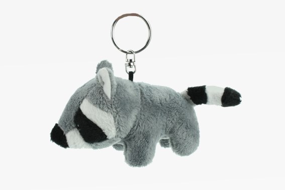 Plush pendant raccoon h 13 cm (12)