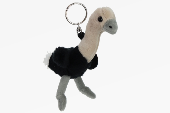 Plush pendant ostrich height 15 cm (12)