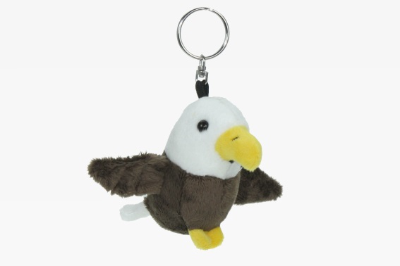 Plush pendant bald eagle h 13 cm (12)