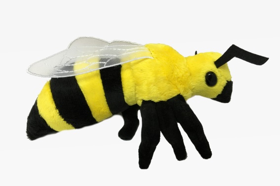 Plush bee length 22 cm (6)