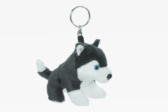Plüsch Anhänger Husky H 14 cm (12)