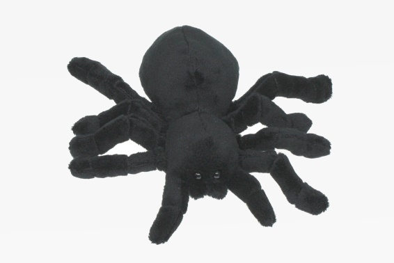 Plush tarantula jet black l 20 cm (6)