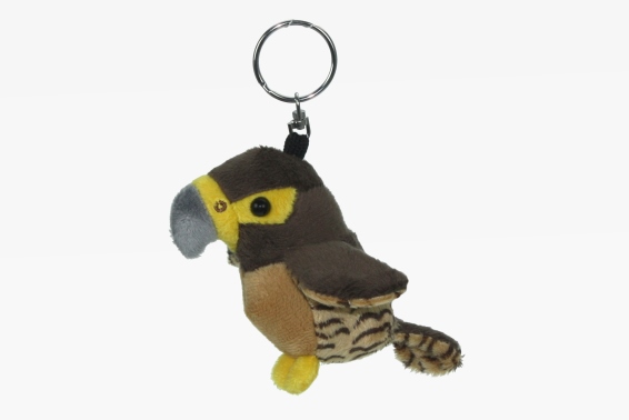 Plush pendant falcon brown (12)