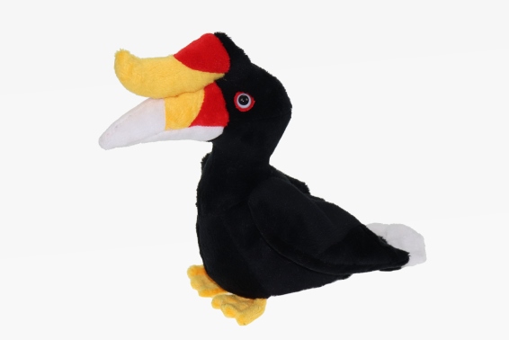 Plüsch Nashornvogel Höhe 17 cm (6)