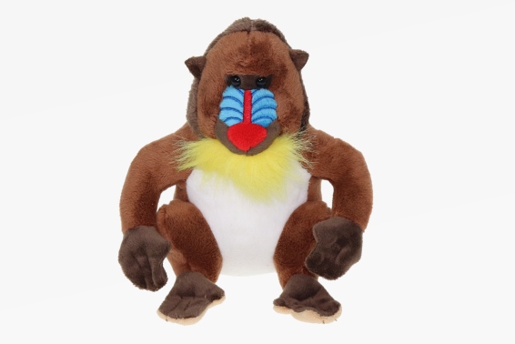 Plüsch Affe Mandrill Höhe 17 cm (6)