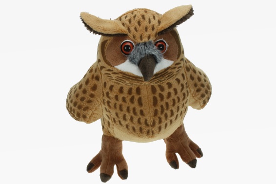 Plush mega eagle owl height 36 cm (3)