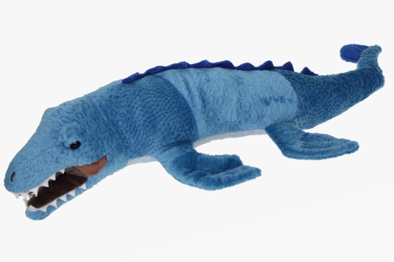 Plüsch Dino Mosasaurus blau (6)