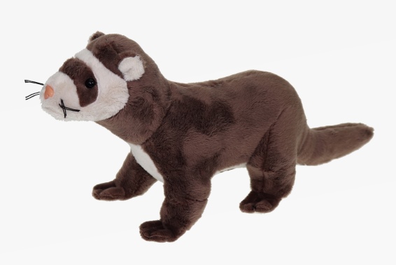 Plush ferret length 30 cm (6)