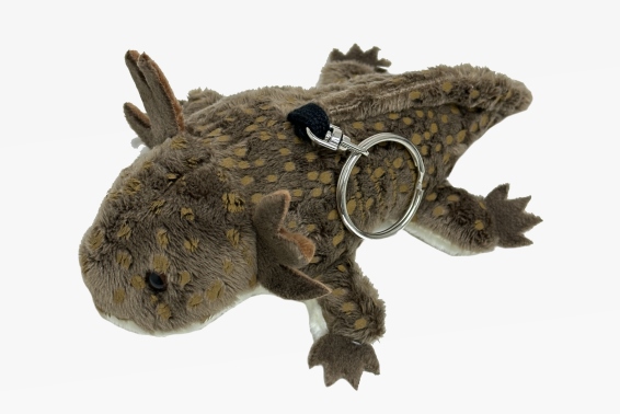 Plush pendant axolotl nature (12)