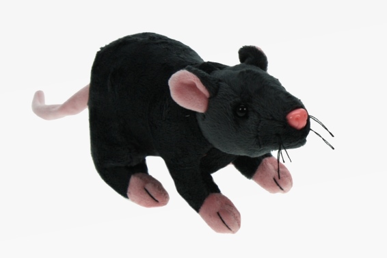 Plüsch Ratte grau Länge 31 cm (6)