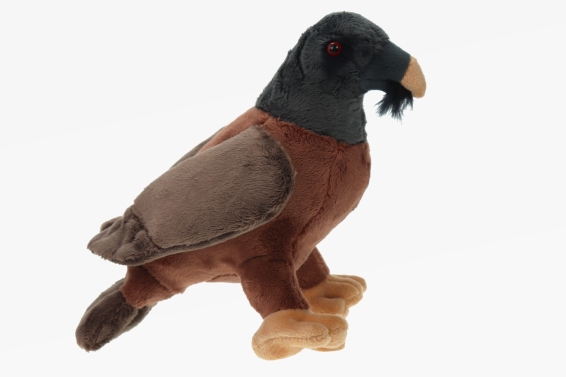 Plush bearded vulture height 18 cm (6)