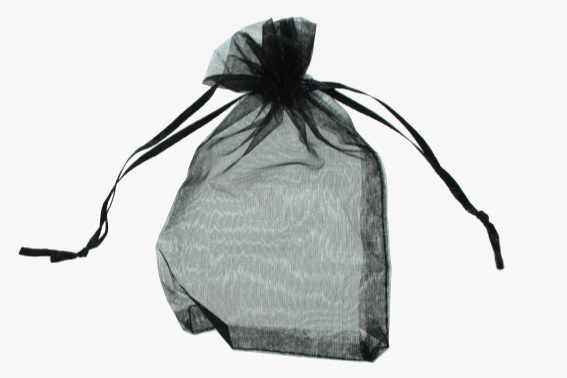 Organza Beutel schwarz (24)