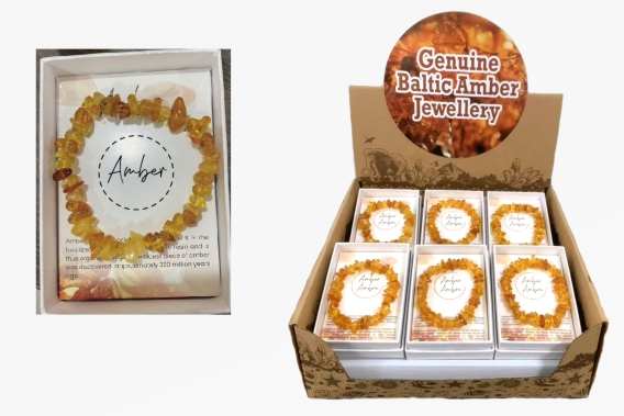 Amber bracelet in a gift box (12)
