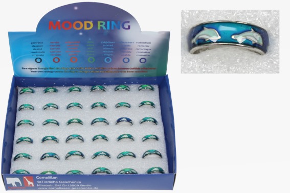 Mood rings dolphin 36pcs set (1)