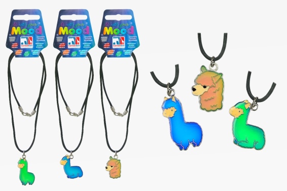 Mood necklace alpaca 3 assorted (36)