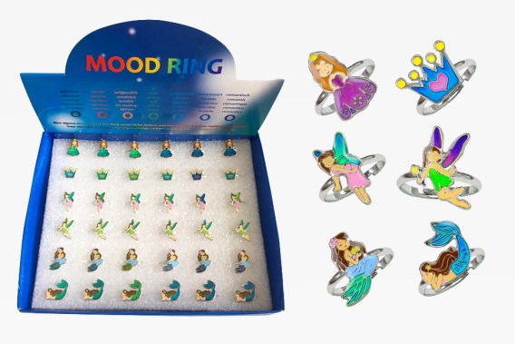 Mood rings fairy being 36pcs set (1)