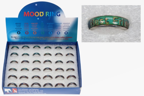 Mood rings best friends 36pcs set