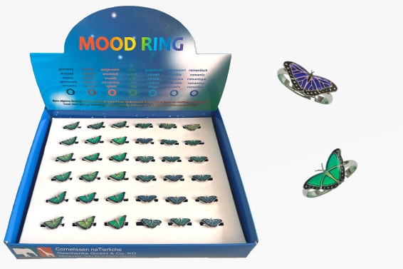 Mood rings common morpho 36pcs set